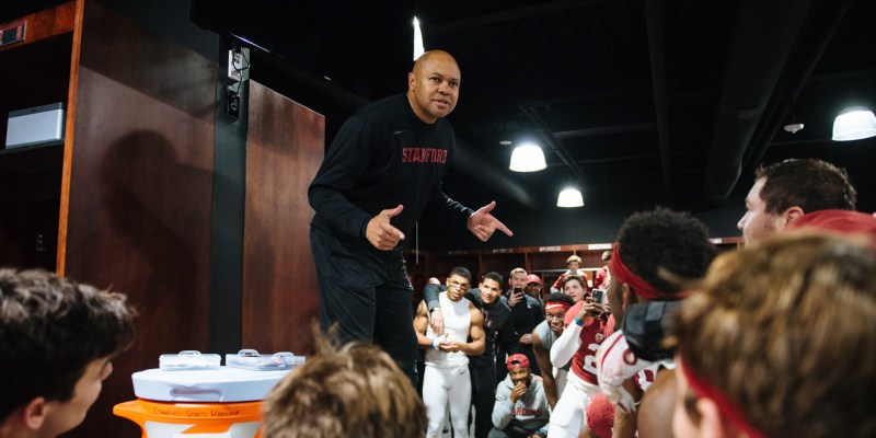 Stanford head coach David Shaw is heading to his fourth Pac-12 Championship game in seven years on the Farm.(DON FERIA/isiphotos.com)