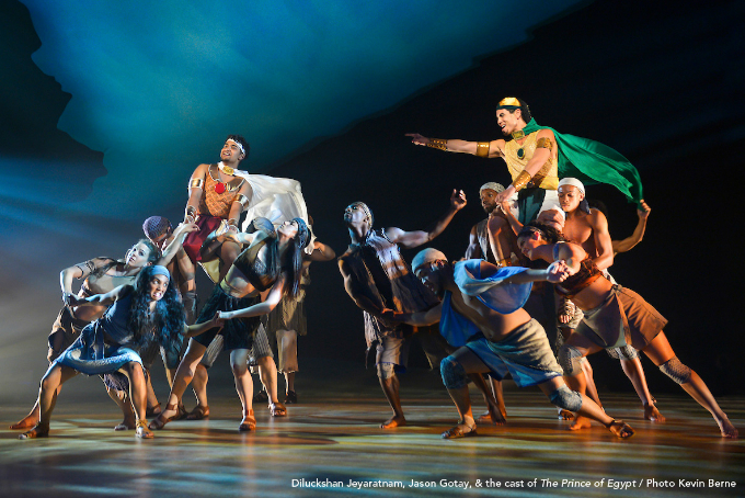 A scene from TheatreWorks' "The Prince of Egypt." (KEVIN BERNE/TheatreWorks)