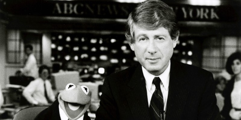 NIGHTLINE - 2/4/87
Ted Koppel and Kermit the Frog on "Nightline" set. (ABC/LESLIE WONG)