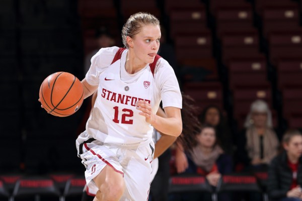 Senior Brittany McPhee proved clutch in the fourth quarter for the Cardinal, scoring 10 of her 12 points in the final period. Stanford was down by as much as 14 points in the third quarter, but outscored USC 18-10 in the fourth to complete the comeback. (BOB DREBIN/Courtesy of ISI Photos)