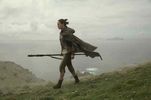 Daisy Ridley as Rey in "The Last Jedi." (DAVID JAMES/Lucasfilm Ltd.)