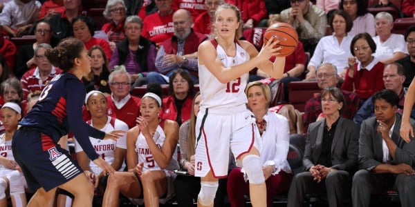 The Cardinal upset No. 6 Oregon on Sunday thanks in large part to senior guard Brittany McPhee's (above) 31 points in the second half.(BOB DREBIN/isiphotos.com)