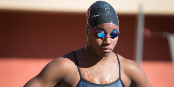 No. 1 Stanford women's swimming and diving will host No. 4 Cal on Saturday in a dual-meet. The day marks seniors like Simone Manuel's (above) final home meet.(ERIN CHANG/isiphotos.com)