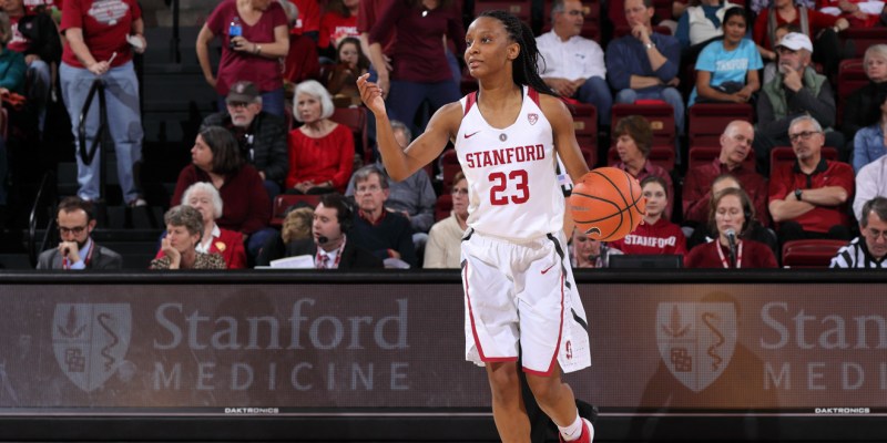 Freshman guard Kiana Williams has been huge for the Cardinal this season. With one last home game against Cal, she can show out for the Cardinal faithful one more time.(BOB DREBIN/isiphotos.com)