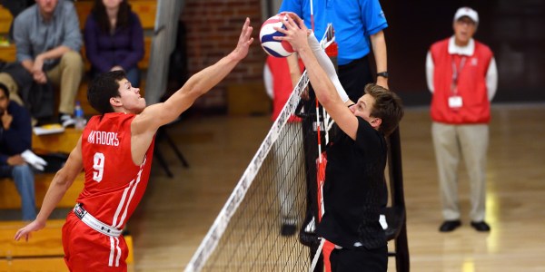 Junior setter Russell Dervay earned himself his first ever double-double in Saturday’s game with 44 assists and 10 digs. Dervay is currently one of the top assisters in the nation, giving Stanford a good advantage in their offensive end. (BOB DREBIN/isiphotos.com)