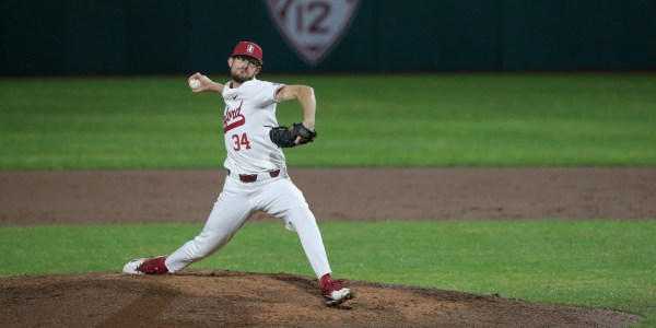 Junior right-handed pitcher Tristan Beck is back on the field after an injury that prevented him from playing last year. Beck has been an essential component of the Stanford team since his return. (BOB DREBIN/isiphotos.com)