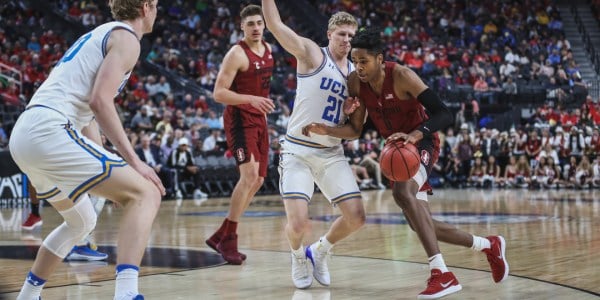 Stanford men's basketball will get to host the NIT (National Invitational Tournament) after being ousted early on in the Pac-12 Tournament. (Stanford Athletics)