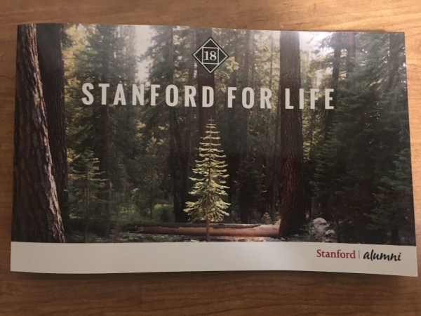 This handbook for graduating seniors, released annually by Stanford Alumni, drew controversy this week. (MINI RACKER/The Stanford Daily)