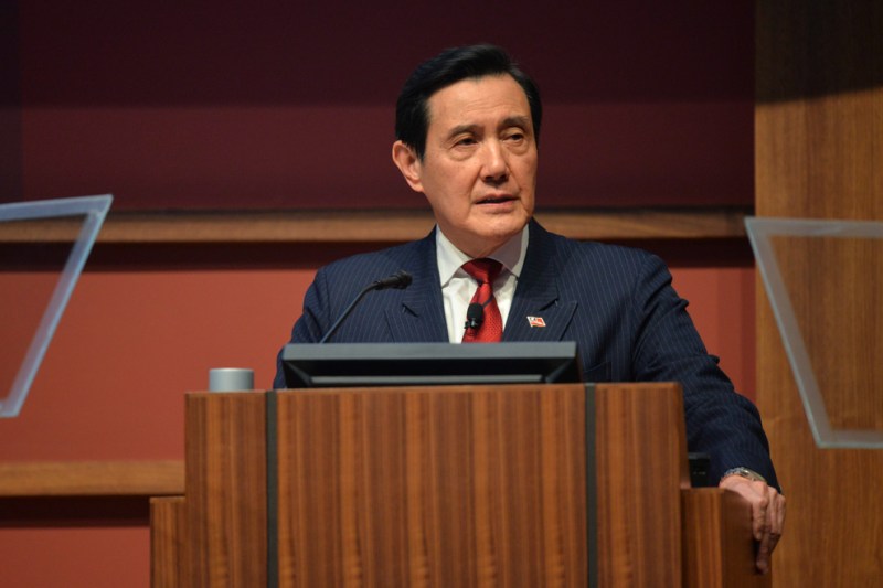Former Taiwanese President Ma Ying-jeou. (Courtesy of Rod Searcey/Center for Democracy, Development and the Rule of Law)
