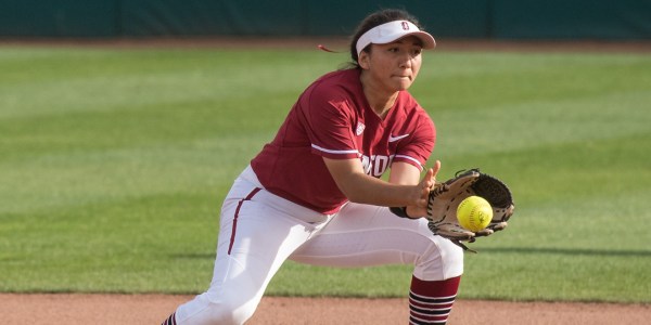 Sophomore shortstop Kristina Inouye (above) put the Cardinal up 4-0 against the UCLA Bruins on Sunday with a massive 3-run single to left field. Inouye's bat was active the entire weekend, recording the most hits on the team during the series. (KAREN AMBROSE HICKEY/isiphotos.com)