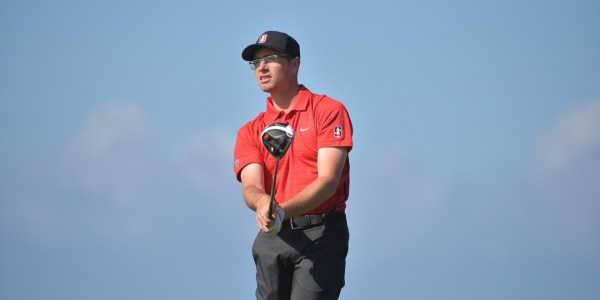 Senior Jeffrey Swegle led the Cardinal team on Sunday with a 4-under par. The team earned the second best score of the day with a 3-under par and finished the tournament in sixth place. The veteran managed to finish the tournament in 16th place, out of players from more than 15 different teams. (JOHN TODD/isiphotos.com)