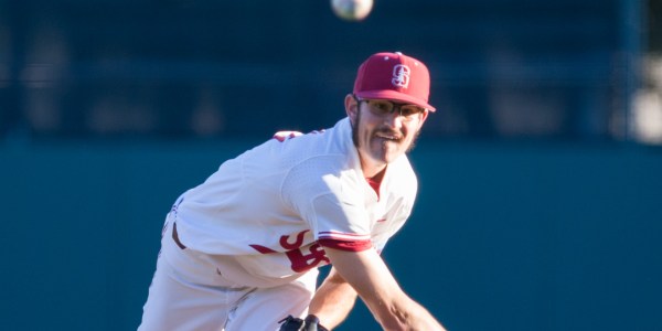 Junior starting pitcher Tristan Beck (above) pitched six total innings for the Cardinal on Friday, allowing only one earned run and five hits. He was backed up by the Stanford bats, who exploded in the seventh inning. (JOHN P. LOZANO/isiphotos.com)