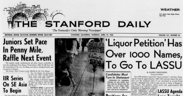 (ARCHIVES/The Stanford Daily)