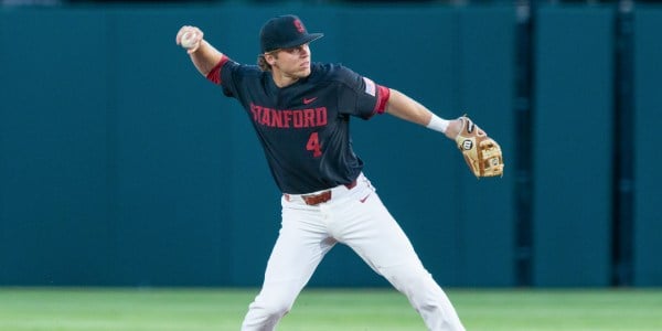 Junior shortstop Nico Hoerner (above) was part of an offensive juggernaut that averaged 14.33 runs in the three-game series against Utah. Hoerner batted 7-13 with eight RBI.(JOHN P. LOZANO/isiphotos.com)
