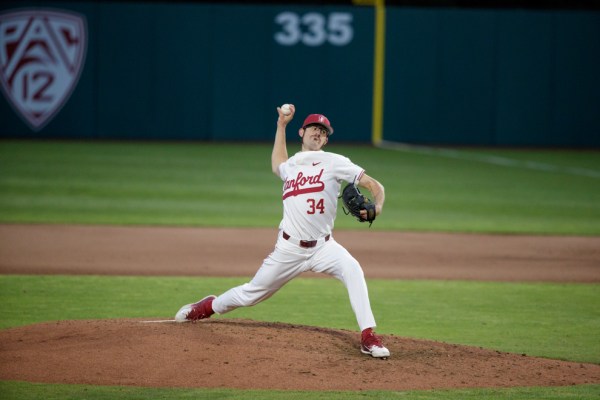 Sophomore Brandon Beck (above) pitched the first six innings of Friday's 8-2 win against Washington. Beck (2-2, 1.98 ERA) allowed three hits, an earned run and a walk while striking out six. (Courtesy of Stanford Athletics)