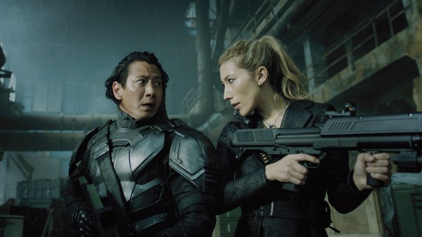 Will Yun Lee and Dichen Lachman in "Altered Carbon." (Courtesy of Netflix)
