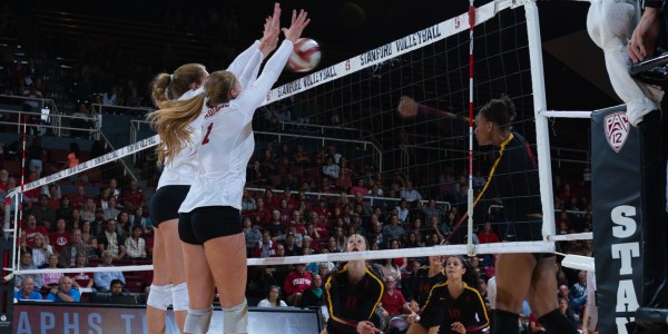 The No. 2 Stanford women's volleyball team will head up north this weekend to face No. 24 Utah and Colorado. The women have a 10 game winning streak. (JOHN P. LOZANO/isiphotos.com)