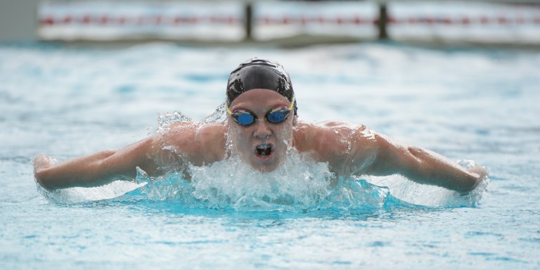 Ella Eastin (above) senior looks to lead the Cardinal after breaking three Division 1 NCAA records last season. (JOHN TODD/isiphotos.com)