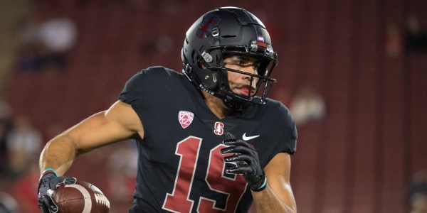 Senior wide receiver JJ Arcega-Whiteside had eight catches for 103 yards against Utah. Arcega-Whiteside and the Stanford offense will face an Arizona State defense that leads the Pac-12 conference in sacks. (JIM SHORIN/isiphotos.com)