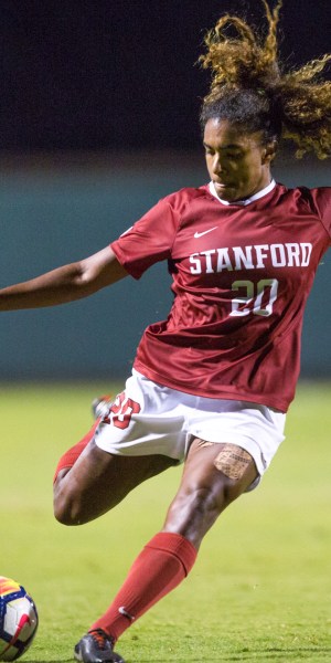 Star sophomore forward Catarina Macario (above) leads the Stanford women with seven goals on the season. (ERIN CHANG/isiphotos.com)