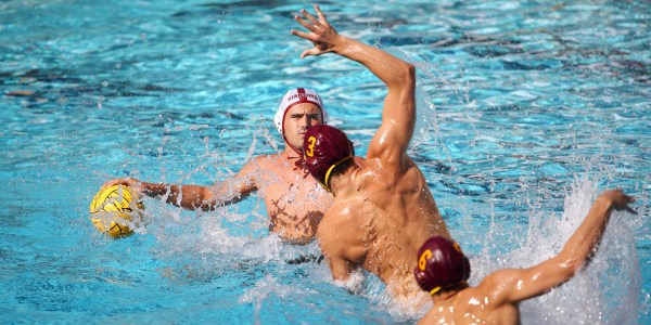Sophomore 2M Ben Hallock (above) scored five total goals in Stanford's 15-7 rout of Pacific on Sunday. (HECTOR GARCIA-MOLINA/isiphotos.com)
