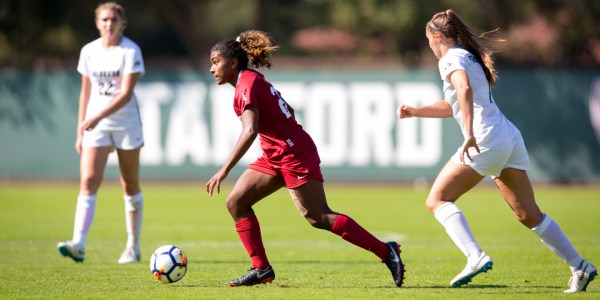 Sophomore forward Catarina Macario (above) scored the only goal for the Cardinal in their 1-1 tie against Washington State. (ERIN CHANG/isiphotos.com)