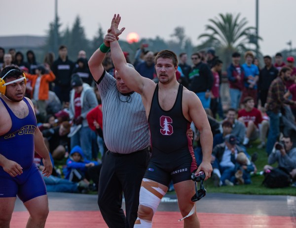 Freshman heavyweight Haydn Maley (above) is no longer undefeated in collegiate play after dropping two matches at the roadrunner open. (JOHN P. LOZANO/isiphotos.com)