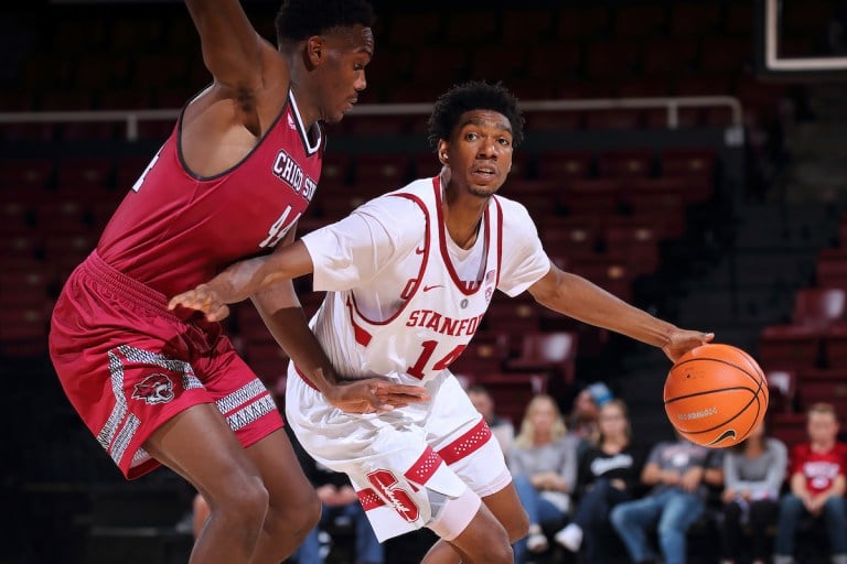 Junior guard Marcus Sheffield (#14 above) finished last night's game shooting 3-4 from the field and 1-3 from the arc. he grabbed one board as the team found their second consecutive win, improving to 4-3. (BOB DREBIN/isiphotos.com)