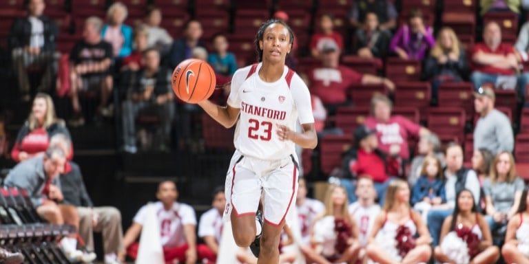 Sophomore guard Kiana Williams (above) produced 17 points against Florida Gulf Coast University in the first day of the three-day Rainbow Wahine Showdown.(KAREN AMBROSE HICKEY/isiphotos.com)