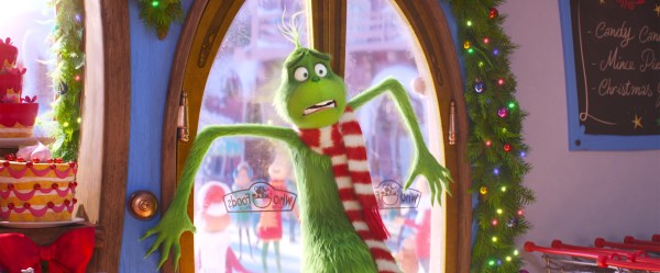 Benedict Cumberbatch portrays the Grinch as a cute creature (courtesy of Illumination Entertainment and Universal Pictures).