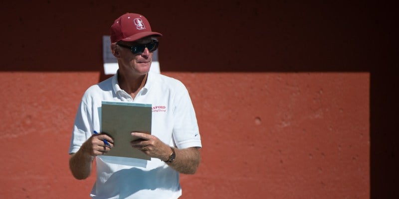 Stanford men's swimming head coach Ted Knapp (above) is confident in his team's ability to perform this season. (JOHN TODD/isiphotos.com)