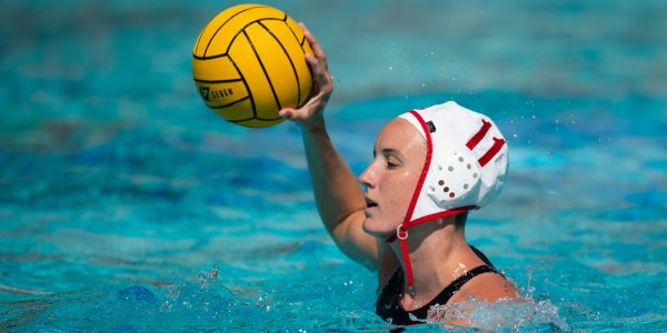 Junior driver Makenzie Fischer (above) was key to Stanford’s most recent victory, scoring six goals against San Jose State. Fischer was part of the USA team that won gold in the Rio Olympics in 2016. (DAVID BERNAL / isiphotos.com)
