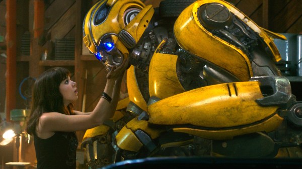Charlie (Hailee Steinfeld) finds an unlikely friend in the autobot Bumblebee, a refugee to Earth whom Charlie discovers. “Bumblebee” is the most recent installment in the Transformers franchise. (Courtesy of Paramount Pictures)