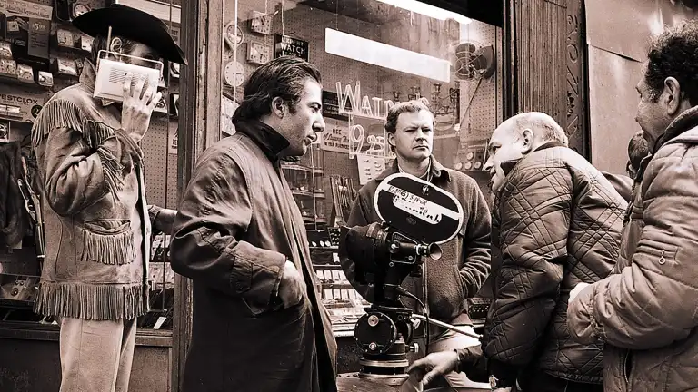 John Schlesinger, Jon Voight and Dustin Hoffman filmed "Midnight Cowboy" on location in New York (courtesy of MGM and The Criterion Collection).