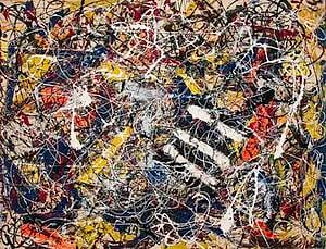 Jackson Pollock, No. 17A / Courtesy of Wikimedia.