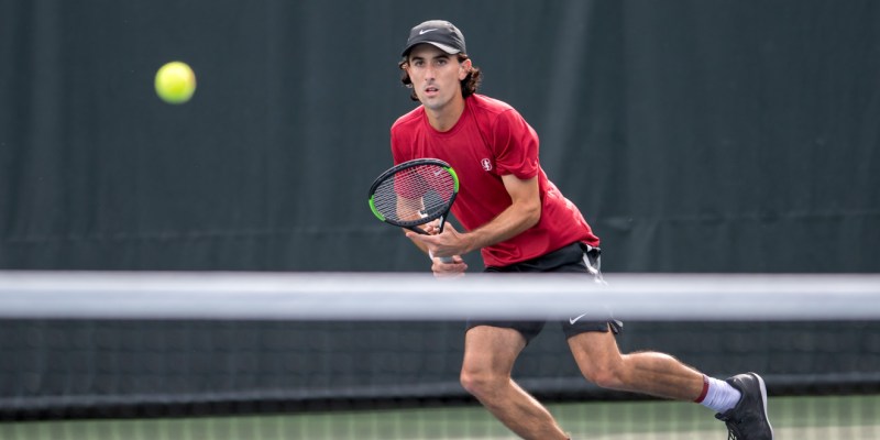 Junior William Genesen (above) brought the Cardinal their only win of the day, taking down OSU junior Kyle Seelig with a tightly contested second set tiebreak win. (Lyndsay Radnedge/isiphotos.com)