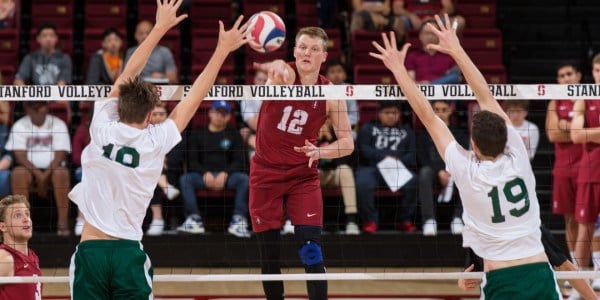 Senior outside hitter Jordan Ewert (above) paced the Cardinal in their loss against Pepperdine with 11 kills. The effort was ultimately not enough to boost Stanford to a win. (MIKE RASAY/isiphotos.com)
