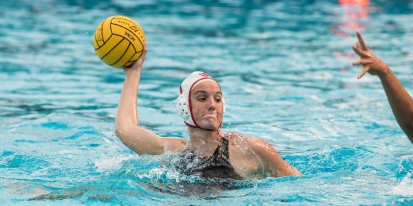 Junior driver Makenzie Fischer (above) scored six goals in Stanford's seventh straight win, boosting the Cardinal to a continued undefeated season. (KAREN AMBROSE HICKEY/isiphotos.com)
