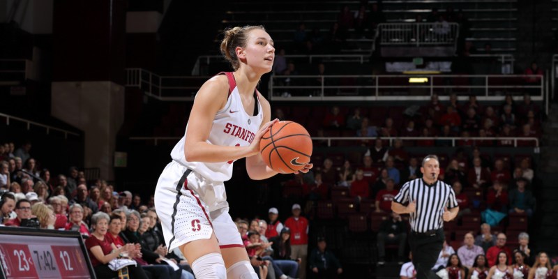 Senior forward Alanna Smith (above) scored a career-high 34 points in the team's most recent meeting with Washington State. (BOB DREBIN/isiphotos.com)