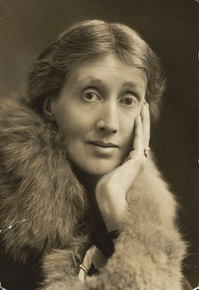 In her landmark essays "A Room of One's Own" and "Professions for Women," Virginia Woolf critiques female archetypes (courtesy of Wikimedia Commons).