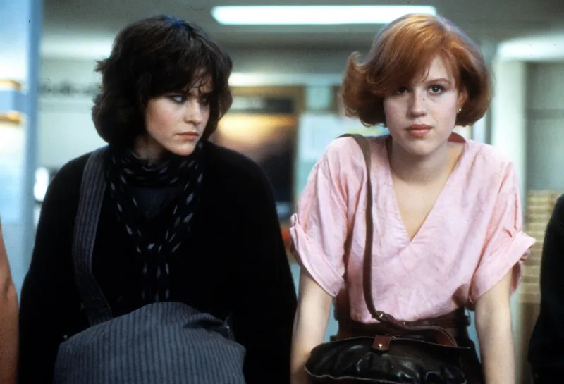 Allison (Ally Sheedy) and Claire (Molly Ringwald) experience epiphanies in Saturday detention (courtesy of Universal Pictures and Getty Images).