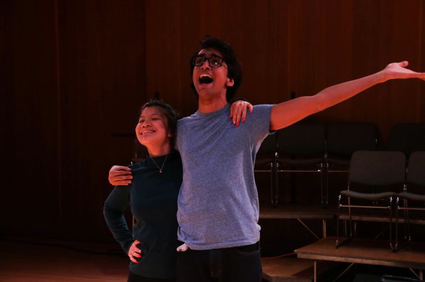 Bobby Pragada '19 and Gwen Le '22 star in Olivia Popp '21's "Double Vision," a riveting sci-fi musical comedy. (Courtesy of Olivia Popp)