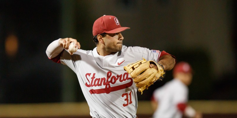 Senior third basemanNick Bellafronto (above) who is seeing his first extended action as a member of the Cardinal, scored three times in Stanford's 8-1 rout  of Cal State Fullerton. (BOB DREBIN/isiphotos.com)
