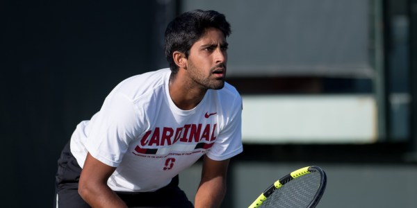 Senior captain Sameer Kumar (above) has won his last five consecutive matches in singles and looks to extend the streak this weekend. The economics major currently sits at No. 35 in the nation in men's singles. (LYNDSAY RADNEDGE/isiphotos.com)