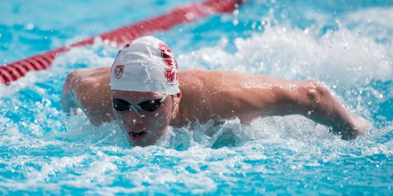 Senior Abrahm DeVine (above) won Stanford's sole individual title at the NCAA Championships. This year's championship was held in Austin, Texas. (KAREN AMBROSE HICKEY/isiphotos.com)