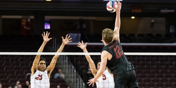 Thanks to the outstanding play of senior outside hitter Jordan Ewert (above), the Cardinal were able to force a fifth set. Ewert set a new season high and paced the court with 24 kills on .346 hitting; he also helped Stanford out dig USC 41-38 by digging eight balls. (ROB ERICSON/isiphotos.com)