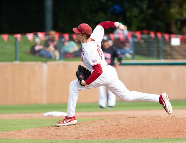 Junior RHP Will Matthiessen (above) set a new career high on Saturday after striking out seven batters. (Courtesy of Stanford Athletics)