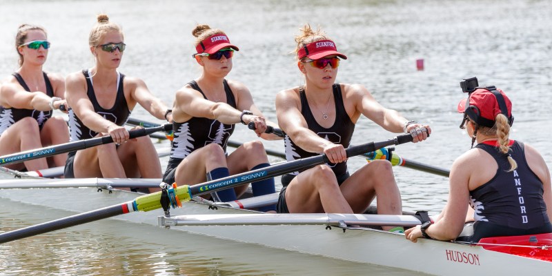 The No. 3 ranked Stanford women's rowing team will head to San Diego this weekend to face their toughest competition of the year. (BOB DREBIN/isiphotos.com)