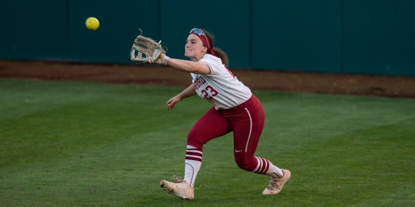 Junior Teaghan Cowles (above) is a fundamental piece in Stanford's offense, batting .439 on the season. The Cardinal will rely on her bat when taking on the Beavers. (KAREN AMBROSE-HICKEY/isiphotos.com)