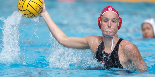 Junior Makenzie Fischer (above) leads the Stanford women's water polo team with 60 goals. If she keeps on her current pace, she will finish the season with 76, which would be the second-most all time by a Stanford woman. (DAVID ELKINSON/isiphotos.com)